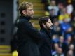 Klopp (l.) sieht eine klare Niederlage seines Teams (Quelle: SID-IMAGES/AFP)
