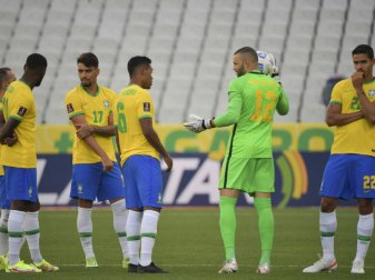 Unterbrechung beim Spitzenspiel Brasilien - Argentinien Unterbrechung beim Spitzenspiel Brasilien - Argentinien