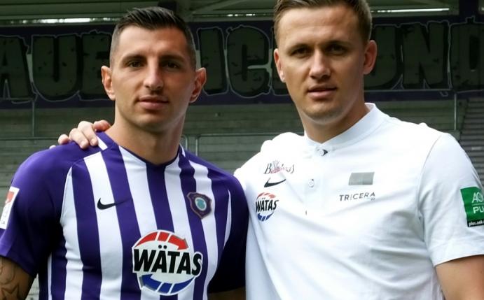 Der Serbe Nikola Trujic (l.) wechselt ins Erzgebirge