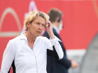 Für das Team von Bundestrainerin Martina Voss-Tecklenburg stehen die ersten WM-Qualifikationsspiele an. Foto: Sebastian Gollnow/dpa Für das Team von Bundestrainerin Martina Voss-Tecklenburg stehen die ersten WM-Qualifikationsspiele an. Foto: Sebastian Gollnow/dpa