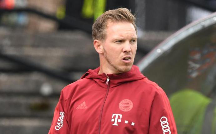 Muss mit dem FC Bayern München gegen seinen Ex-Club RB Leipzig antreten: Trainer Julian Nagelsmann. Foto: Silas Stein/dpa