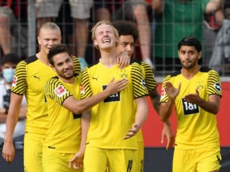 Brandt nach dem Sieg gegen Leverkusen: „Hat sich extrem gut angefühlt“ Brandt nach dem Sieg gegen Leverkusen: „Hat sich extrem gut angefühlt“
