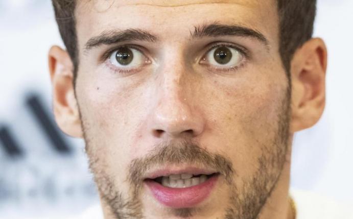 Die Vertragsverlängerung beim FC Bayern soll kurz bevorstehen: Leon Goretzka. Foto: Tom Weller/dpa
