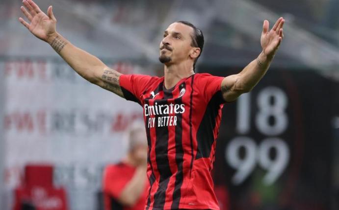 Fällt für den AC Mailand gegen Liverpool aus: Zlatan Ibrahimovic. Foto: Jonathan Moscrop/CSM via ZUMA Wire/dpa