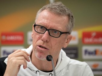 Peter Stöger, Trainer von Ferencvaros Budapest. Foto: picture alliance / Federico Gambarini/dpa Peter Stöger, Trainer von Ferencvaros Budapest. Foto: picture alliance / Federico Gambarini/dpa