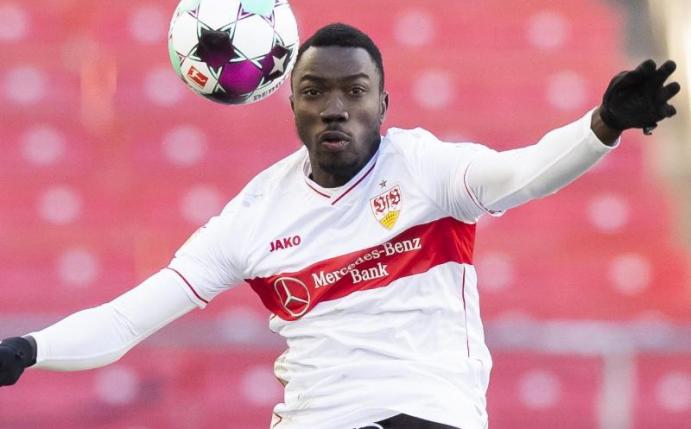 Arbeitet derzeit noch an seinem Comebach: VfB-Profi Silas Katompa Mvumpa. Foto: Tom Weller/dpa