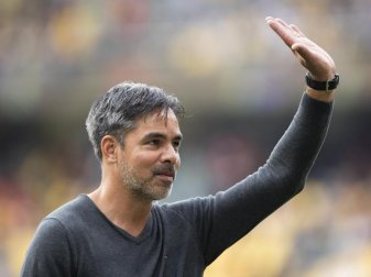 Sorgte mit Young Boys Bern für die erste Sensation der neuen Königsklassen-Saison: David Wagner. Foto: Peter Klaunzer/KEYSTONE/dpa Sorgte mit Young Boys Bern für die erste Sensation der neuen Königsklassen-Saison: David Wagner. Foto: Peter Klaunzer/KEYSTONE/dpa