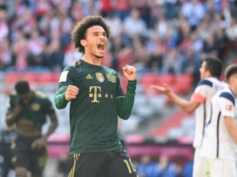 Sane traf per Freistoß zum 1:0 gegen den VfL Bochum. Foto: Sven Hoppe/dpa Sane traf per Freistoß zum 1:0 gegen den VfL Bochum. Foto: Sven Hoppe/dpa