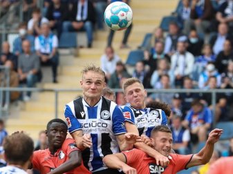 Arminia Bielefeld konnte sich daheim gegen die TSG 1899 Hoffenheim behaupten. Foto: Friso Gentsch/dpa Arminia Bielefeld konnte sich daheim gegen die TSG 1899 Hoffenheim behaupten. Foto: Friso Gentsch/dpa