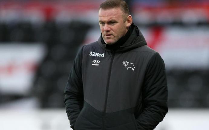 Trainer Wayne Rooney und Derby County stehen nach dem Punktabzug am Tabellenende der zweiten englischen Liga. Foto: Nigel French/PA Wire/dpa