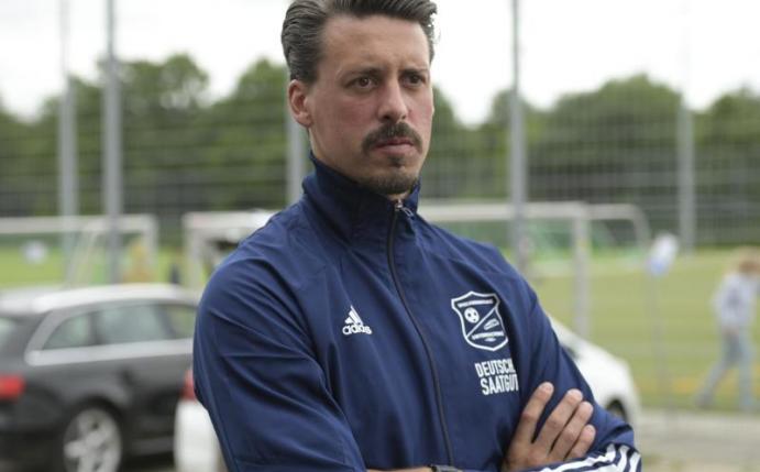 Unterhachings Trainer Sandro Wagner. Foto: Uwe Lein/dpa