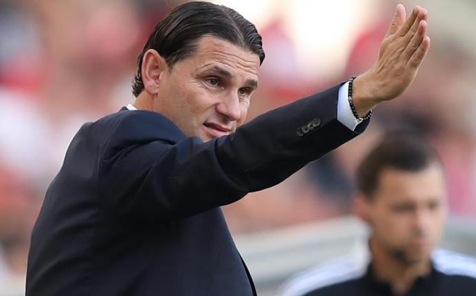Respekt vor dem FSV Mainz: Leverkusens Trainer Gerardo Seoane. Foto: Tom Weller/dpa