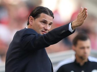 Respekt vor dem FSV Mainz: Leverkusens Trainer Gerardo Seoane. Foto: Tom Weller/dpa Respekt vor dem FSV Mainz: Leverkusens Trainer Gerardo Seoane. Foto: Tom Weller/dpa