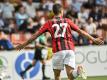 Daniel Maldini erzielt das 1:0 gegen Spezia Calcio