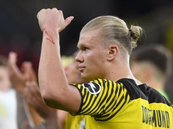 Dortmunds Erling Haaland fällt in Mönchengladbach aus. Foto: Bernd Thissen/dpa Dortmunds Erling Haaland fällt in Mönchengladbach aus. Foto: Bernd Thissen/dpa