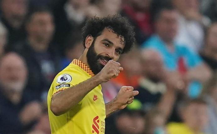 Hat sein nächstes Rekordtor erzielt: Mohamed Salah vom FC Liverpool. Foto: Adam Davy/PA Wire/dpa