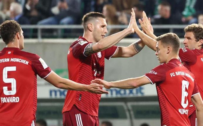 Bayern München konnte die Tabellenführung der Bundesliga festigen. Foto: Daniel Karmann/dpa