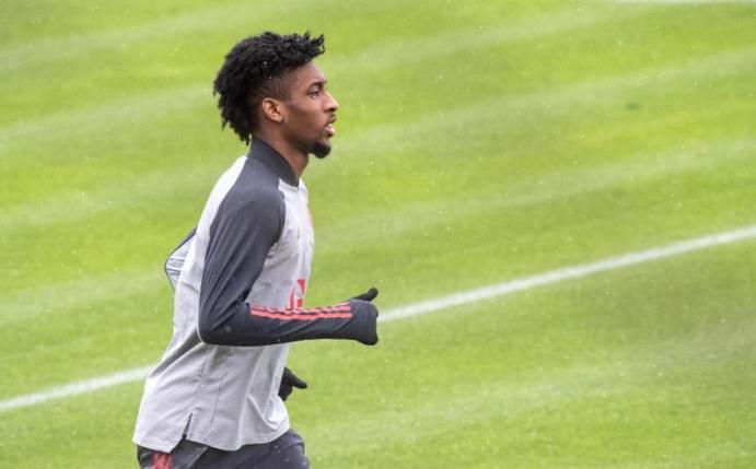 Bayern-Star Kingsley Coman konnte nach seiner Herz-OP wieder mit dem Team trainieren. Foto: Matthias Balk/dpa