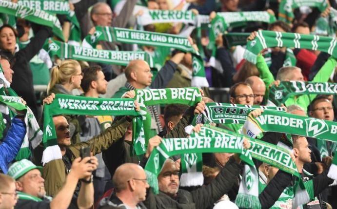 In Bremen dürfen wieder 42.100 Fans ins Stadion. Foto: Carmen Jaspersen/dpa