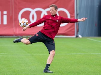 Julian Nagelsmann kann gegen Kiew fast auf seinen kompletten Kader zurückgreifen. Foto: Sven Hoppe/dpa Julian Nagelsmann kann gegen Kiew fast auf seinen kompletten Kader zurückgreifen. Foto: Sven Hoppe/dpa