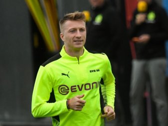 Steht gegen Sporting Lissabon in den BVB-Startelf: Kapitän Marco Reus. Foto: Bernd Thissen/dpa Steht gegen Sporting Lissabon in den BVB-Startelf: Kapitän Marco Reus. Foto: Bernd Thissen/dpa