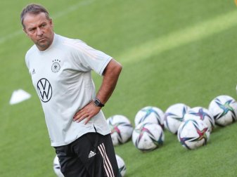 Hansi Flick hat als Bundestrainer noch eine makellose Bilanz. Foto: Tom Weller/dpa Hansi Flick hat als Bundestrainer noch eine makellose Bilanz. Foto: Tom Weller/dpa