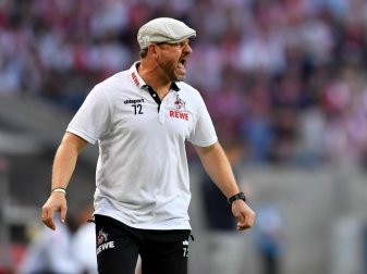 Für Kölns Trainer Steffen Baumgart ist der Klassenerhalt das Ziel. Foto: Marius Becker/dpa Für Kölns Trainer Steffen Baumgart ist der Klassenerhalt das Ziel. Foto: Marius Becker/dpa