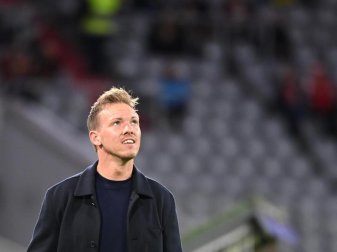 Münchens Trainer Julian Nagelsmann kommt vor dem Spiel gegen Dynamo Kiew in der Allianz Arena an. Foto: Sven Hoppe/dpa Münchens Trainer Julian Nagelsmann kommt vor dem Spiel gegen Dynamo Kiew in der Allianz Arena an. Foto: Sven Hoppe/dpa