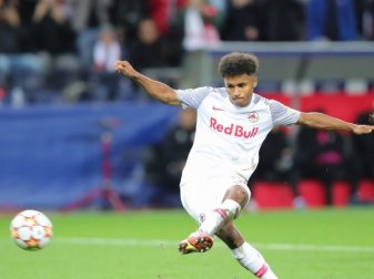 Jüngster deutscher Champions League-Doppelpacker: Adeyemi bringt Salzburg auf Rekordkrus Jüngster deutscher Champions League-Doppelpacker: Adeyemi bringt Salzburg auf Rekordkrus