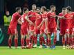 Union Berlin feierte gegen Maccabi Haifa einen souveränen Heimsieg. Foto: Andreas Gora/dpa