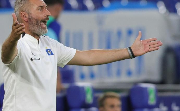 Glücklicher Punktgewinn für den HSV und Trainer Walter