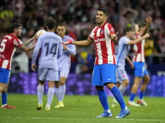 Atlético Madrids Luis Suárez erzielte einen Treffer gegen den FC Barcelona. Foto: Manu Fernandez/AP/dpa Atlético Madrids Luis Suárez erzielte einen Treffer gegen den FC Barcelona. Foto: Manu Fernandez/AP/dpa