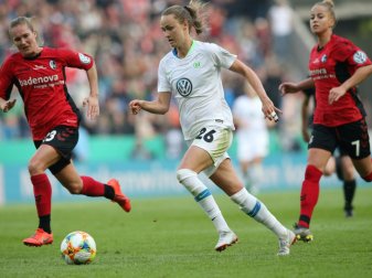 Im DFB-Pokal der Frauen trifft Wolfsburg auf Freiburg Im DFB-Pokal der Frauen trifft Wolfsburg auf Freiburg