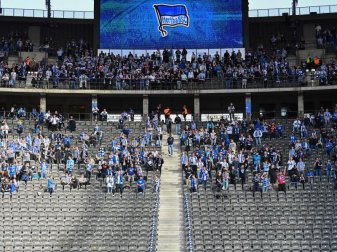 Wie bei Hertha BSC können die Kontingente zugelassener Zuschauer in den Stadien der Bundesliga meist nicht voll genutzt werden. Foto: Soeren Stache/dpa-Zentralbild/dpa