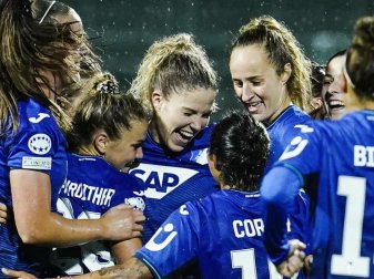 Die TSG-Frauen starteten mit einem Sieg in die Champions League. Foto: Uwe Anspach/dpa Die TSG-Frauen starteten mit einem Sieg in die Champions League. Foto: Uwe Anspach/dpa