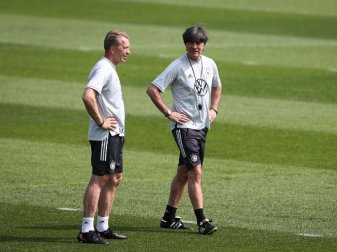 Joachim Löw und Andreas Köpke arbeiteten 17 Jahre für den Deutschen Fußball-Bund. Foto: Christian Charisius/dpa Joachim Löw und Andreas Köpke arbeiteten 17 Jahre für den Deutschen Fußball-Bund. Foto: Christian Charisius/dpa