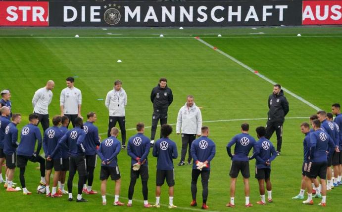Die deutsche Fußball-Nationalmannschaft will gegen Rumänien einen Sieg einfahren. Foto: Marcus Brandt/dpa