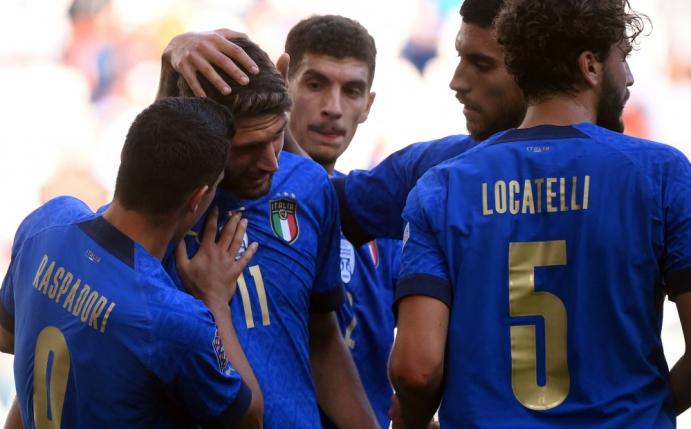 Italien jubelte gegen Belgien