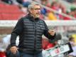 Wartet mit Union Berlin noch auf den ersten Bundesliga-Sieg gegen Wolfsburg: Urs Fischer. Foto: Torsten Silz/dpa
