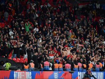 Beim Länderspiel in Wembley kam es zu Ausschreitungen