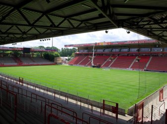 Das Stadion des 1. FC Union Berlin, Alte Försterei. Foto: picture alliance / dpa Das Stadion des 1. FC Union Berlin, Alte Försterei. Foto: picture alliance / dpa
