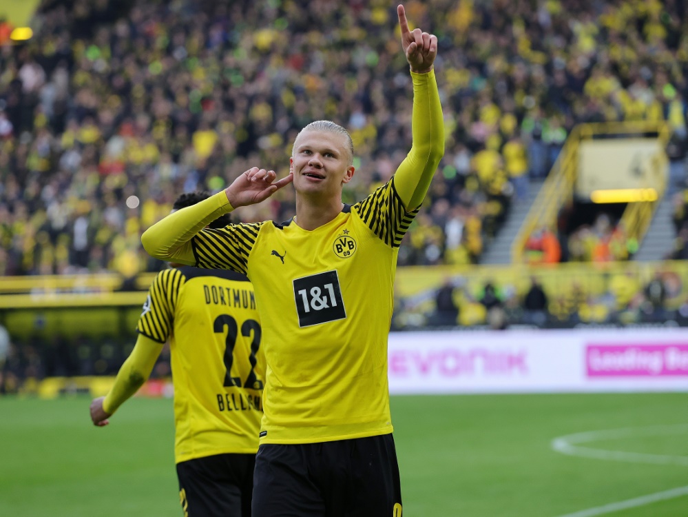 Erling Haaland trifft doppelt bei Dortmunds Heimsieg