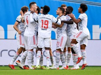 Der FC Bayern München gewann mit 5:1 gegen Bayer Leverkusen. Foto: Marius Becker/dpa Der FC Bayern München gewann mit 5:1 gegen Bayer Leverkusen. Foto: Marius Becker/dpa
