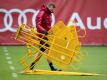 Bayern-Trainer Julian Nagelsmann bereitet das Abschlusstraining vor. Foto: Sven Hoppe/dpa