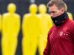 Trainer Julian Nagelsmann lobt die Verdienste des FC Bayern München. Foto: Sven Hoppe/dpa