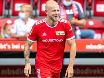 Union-Profi Rick van Drongelen wurde positiv auf das Coronavirus getestet. Foto: Andreas Gora/dpa Union-Profi Rick van Drongelen wurde positiv auf das Coronavirus getestet. Foto: Andreas Gora/dpa