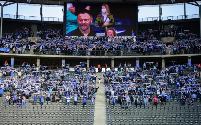 Hertha BSC will am 3G-Prinzip festhalten. Foto: Soeren Stache/dpa-Zentralbild/dpa