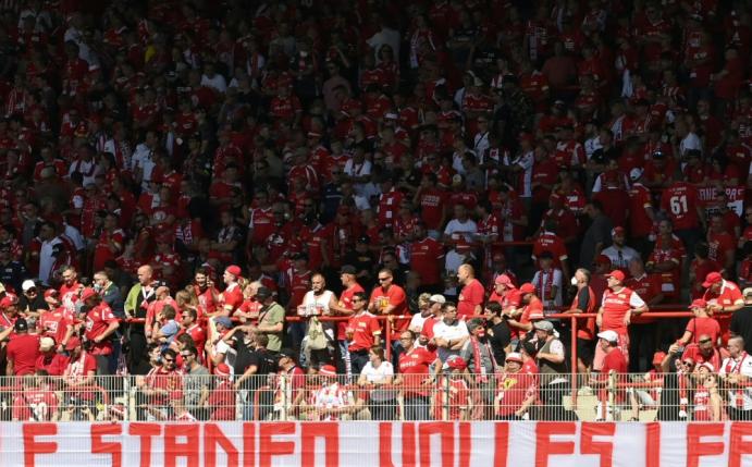 Union Berlin wieder mit 75 Prozent Stadionauslastung