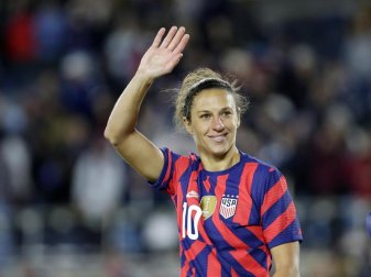 Die US-Stürmerin Carli Lloyd beendete ihre Auswahlkarriere. Foto: Andy Clayton-King/FR51399 AP/dpa Die US-Stürmerin Carli Lloyd beendete ihre Auswahlkarriere. Foto: Andy Clayton-King/FR51399 AP/dpa