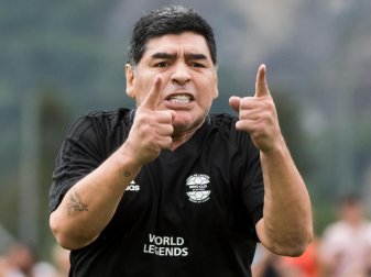 Verstarb im November 2020 im Alter von 60 Jahren: DIego Maradona. Foto: picture alliance / Jean-Christophe Bott/KEYSTONE/dpa
